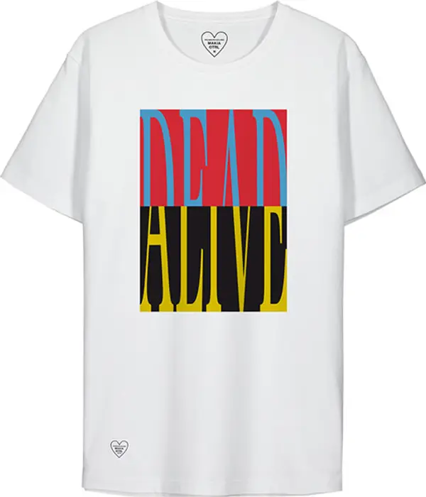 Makia Makia Deadalive T-Shirt W Žene - Majice Makia - Bijela - M21182_001-S - Size: S