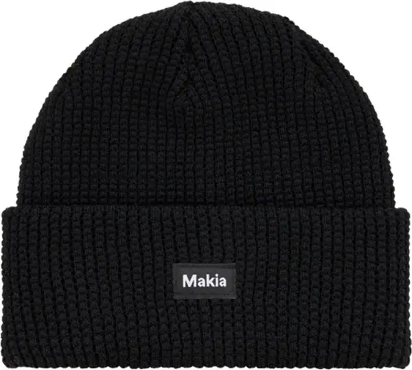 Makia Makia Enso Beanie Unisex - Glavni pokrivači Makia - Crna - U82156_999-One-size - Size: One size