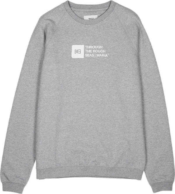 Makia Makia Flint Light Sweatshirt M Muškarci - Dukserice i džemperi s kapulja Makia - Siva - M411222_910-L - Size: L