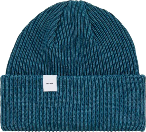 Makia Makia Merino Beanie Unisex - Glavni pokrivači Makia - Plava - U82052_663-One-size - Size: One size