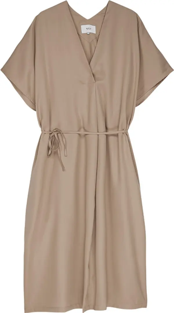 Makia Makia Mila Kaftan Dress W Žene - Haljina Makia - Svijetlo smeđa - W75034_126-XS - Size: XS