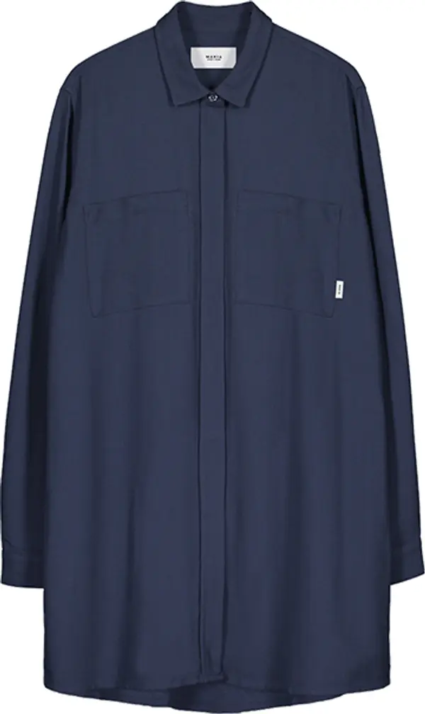 Makia Makia Nominal Shirt W Žene - košulja Makia - Plava - W60009_661-L - Size: L