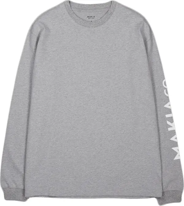 Makia Makia Nuuk Long Sleeve M Muškarci - Dukserice i džemperi s kapulja Makia - Siva - M22095_923-XL - Size: XL
