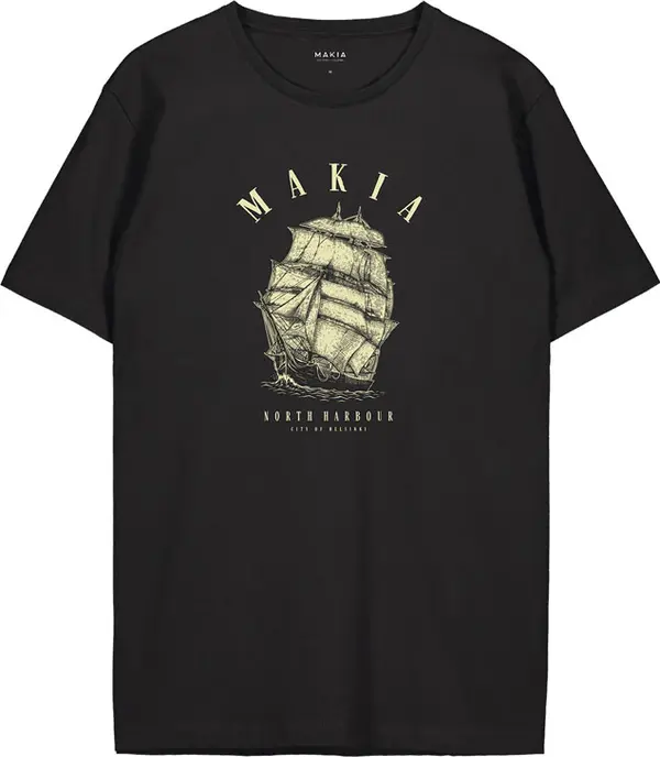 Makia Makia O-Hoi T-shirt M Muškarci - Majice Makia - Crna - M21321_999-S - Size: S