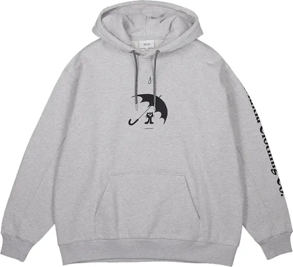 Makia Makia Paraply Hooded Sweatshirt Muškarci - Dukserice i džemperi s kapulja Makia - Siva - U40097_910-L - Size: L