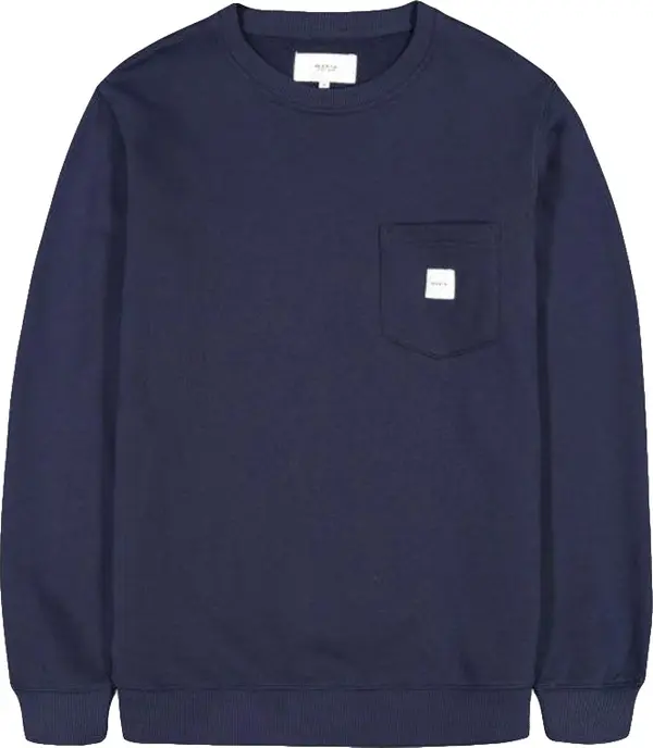 Makia Makia Square Pocket Sweatshirt M Muškarci - Dukserice i džemperi s kapulja Makia - Plava - M41073_661-L - Size: L