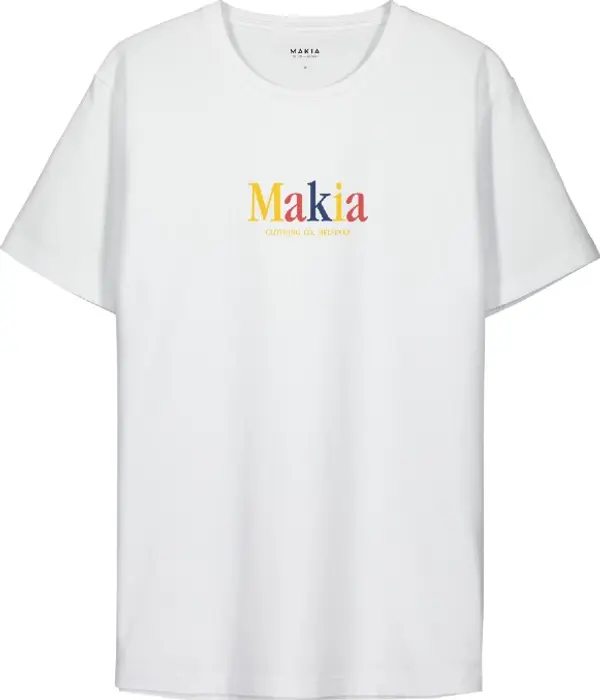Makia Makia Strait T-Shirt M Muškarci - Majice Makia - Bijela - M21226_001-L - Size: L
