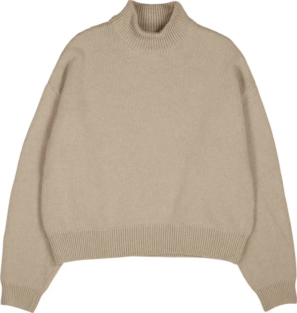 Makia Makia Tara Knit W Žene - Dukserice i džemperi s kapulja Makia - Svijetlo smeđa - W51031_126-S - Size: S