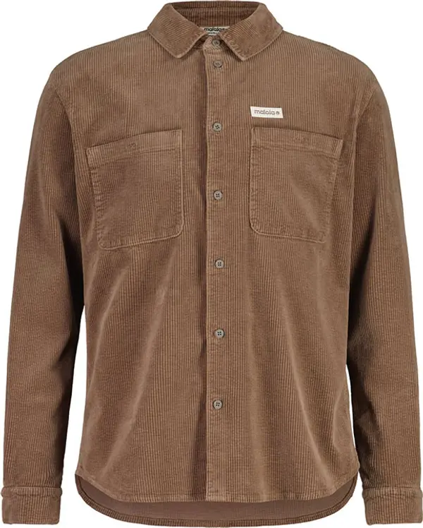 Maloja Maloja BariM. Muškarci - košulja Maloja - Smeđa - 40517-1-8990-S - Size: S