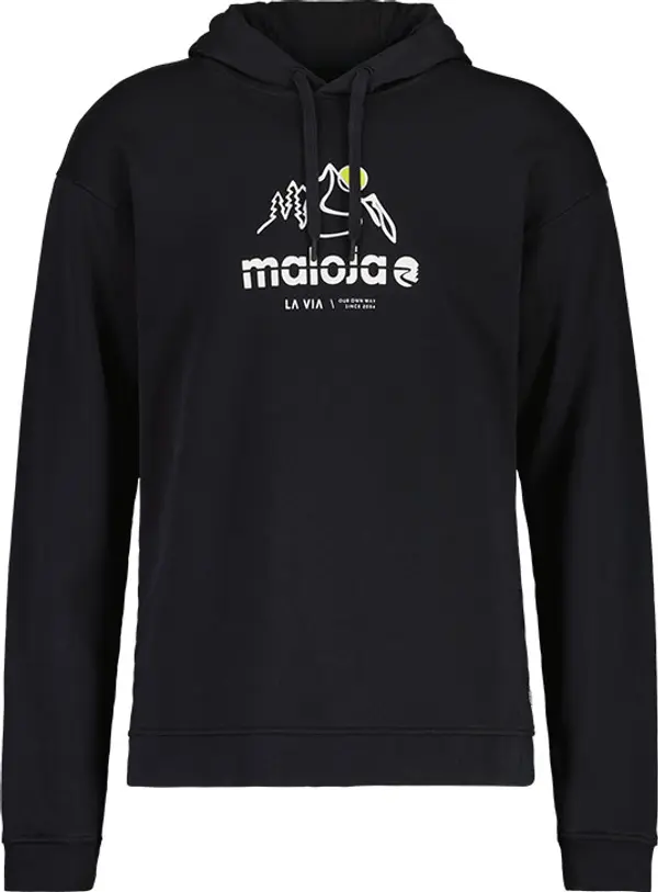 Maloja Maloja DroM. Muškarci - Dukserice i džemperi s kapulja Maloja - Crna - 39530-1-8833-S - Size: S
