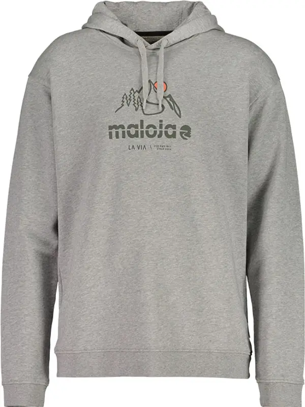 Maloja Maloja DroM. Muškarci - Dukserice i džemperi s kapulja Maloja - Siva - 39530-1-0114-XL - Size: XL