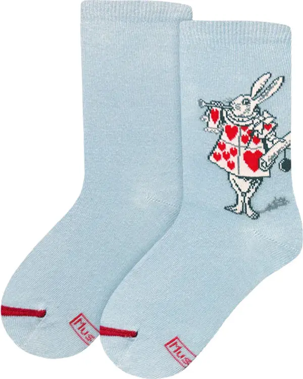 MuseARTa MuseARTa John Tenniel - The White Rabbit and the Herald Unisex - Nogavice MuseARTa - Plava - JT-WR05-06-31-34 - Size: 31-34