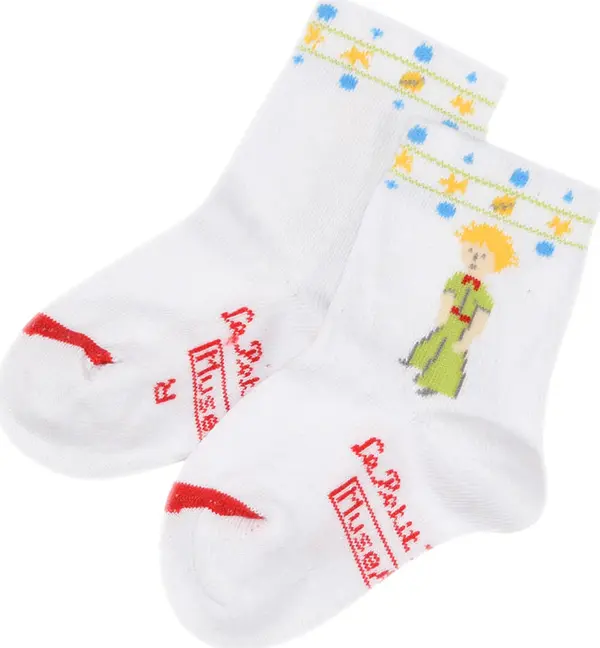 MuseARTa MuseARTa Le Petit Prince - Stars Unisex - Nogavice MuseARTa - Bijela - PP-ST-57-31-34 - Size: 31-34