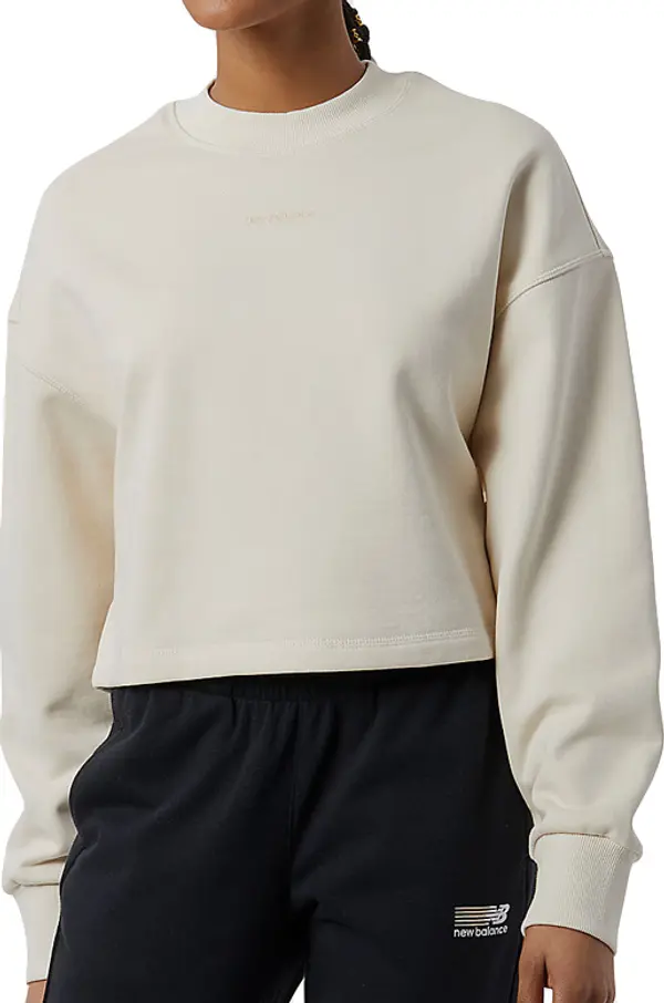 New Balance New Balance Athletics Nature State Crew Žene - Dukserice i džemperi s kapulja New Balance - Svijetlo smeđa - WT23555GIE-L - Size: L