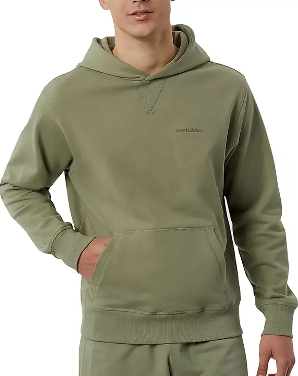 New Balance New Balance Athletics Nature State Hoodie Muškarci - Dukserice i džemperi s kapulja New Balance - Zelena - MT23565OLF-XL - Size: XL
