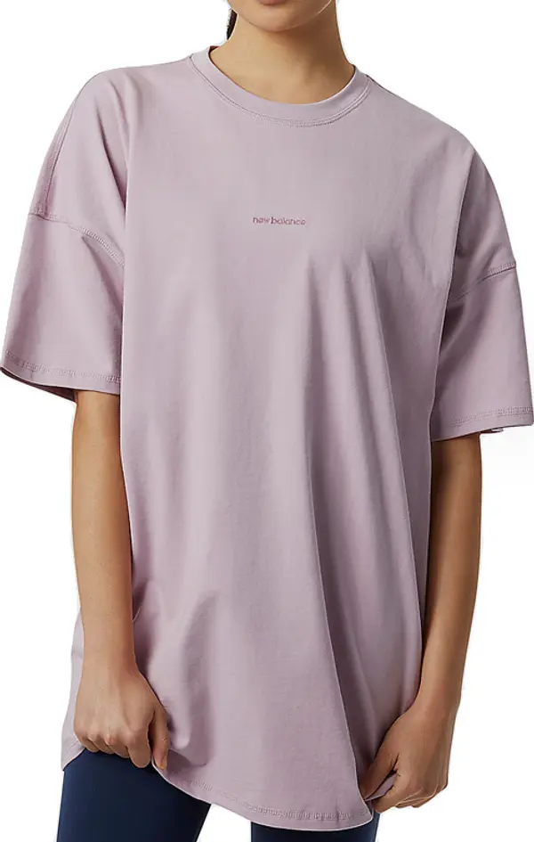 New Balance New Balance Athletics Nature State Short Sleeve Tee Žene - Majice New Balance - Ljubičasta - WT23556VSW-M - Size: M