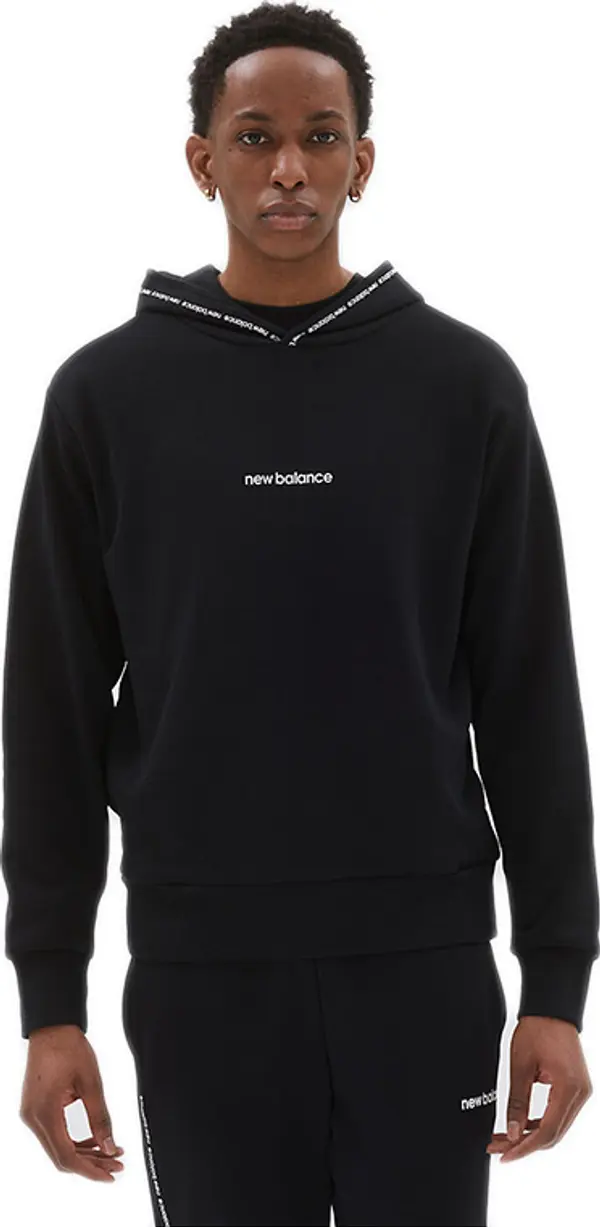 New Balance New Balance Essentials Fleece Hoodie Muškarci - Majice New Balance - Crna - MT23516BK-XL - Size: XL