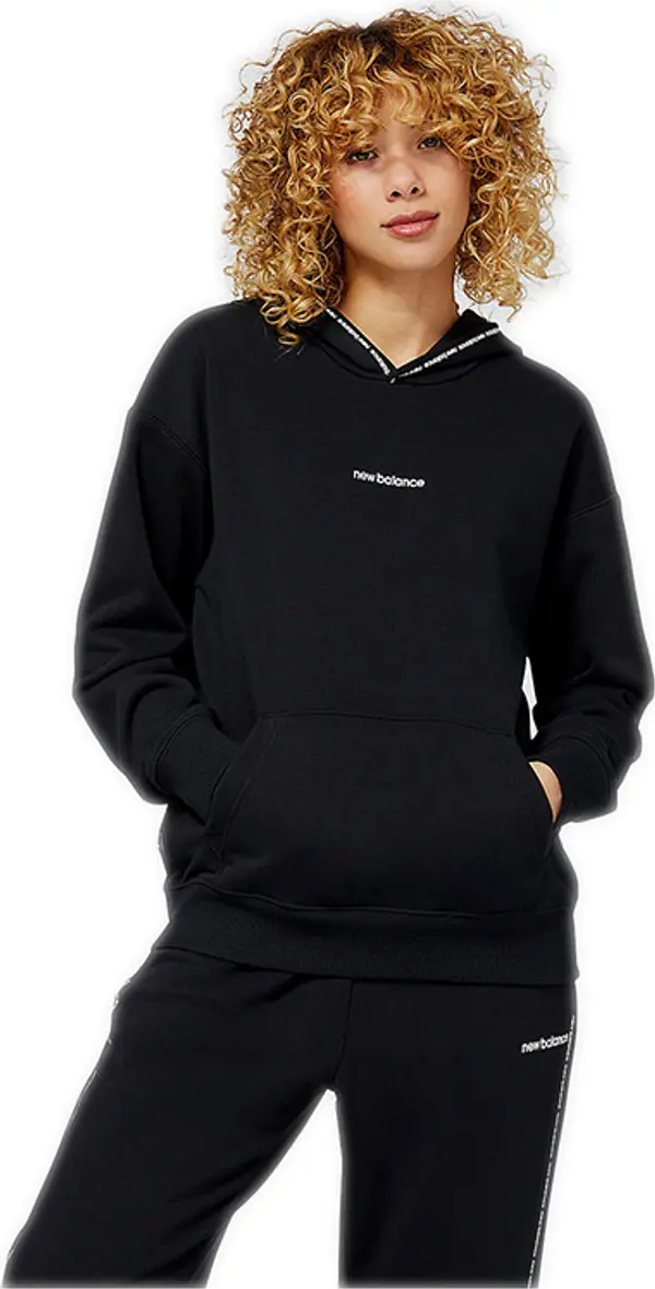 New Balance New Balance Essentials Fleece Hoodie W Žene - Majice New Balance - Crna - WT23516BK-S - Size: S