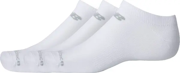 New Balance New Balance Performance Basic No Show 3 Pack LAS51403WT Unisex - Nogavice New Balance - Bijela - LAS51403WT-L - Size: L