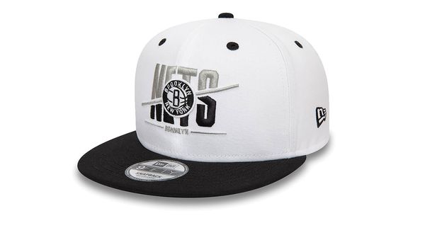 New Era New Era Brooklyn Nets Crown White 9FIFTY Snapback Cap