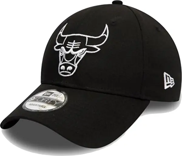 New Era New Era Chicago Bulls Essential Outline Black 9FORTY Unisex - Glavni pokrivači New Era - Crna - 12292586-One-size - Size: One size