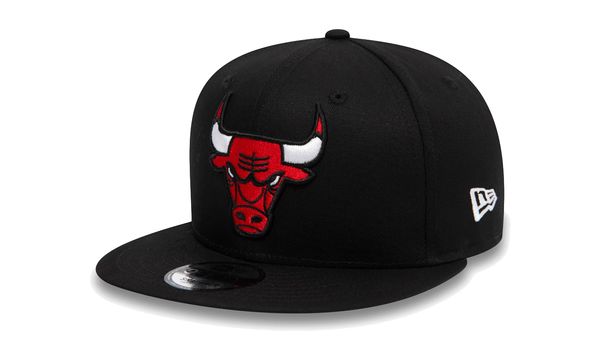 New Era New Era Chicago Bulls Logo Black 9FIFTY Cap