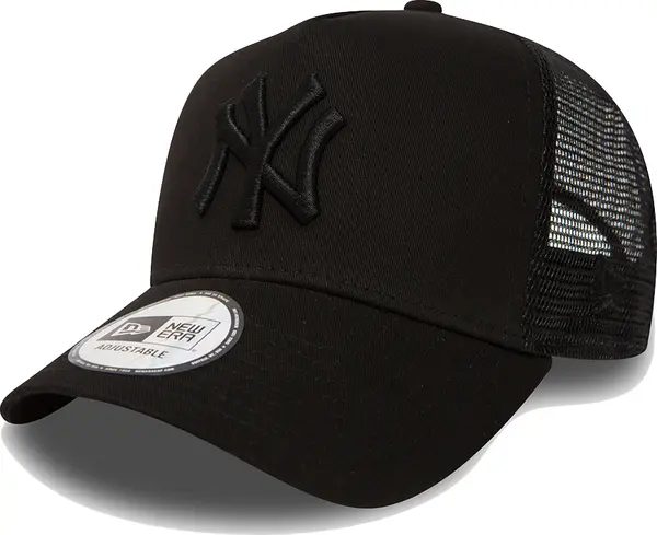 New Era New Era Yankees Clean A-Frame Trucker Cap Black 11579474 Unisex - Glavni pokrivači New Era - Crna - 11579474-One-size - Size: One size