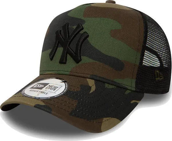 New Era New Era Yankees Clean Camo A-Frame Trucker Cap Unisex - Glavni pokrivači New Era - Višebojna - 11579473-One-size - Size: One size