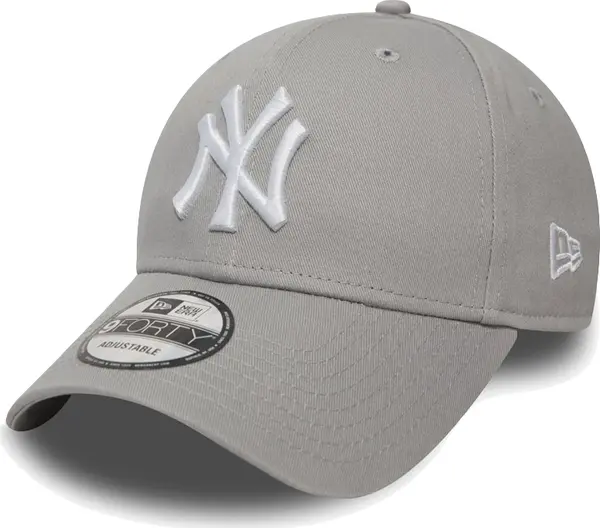 New Era New Era Yankees Essential Grey 9FORTY Cap Unisex - Glavni pokrivači New Era - Siva - 10531940-One-size - Size: One size