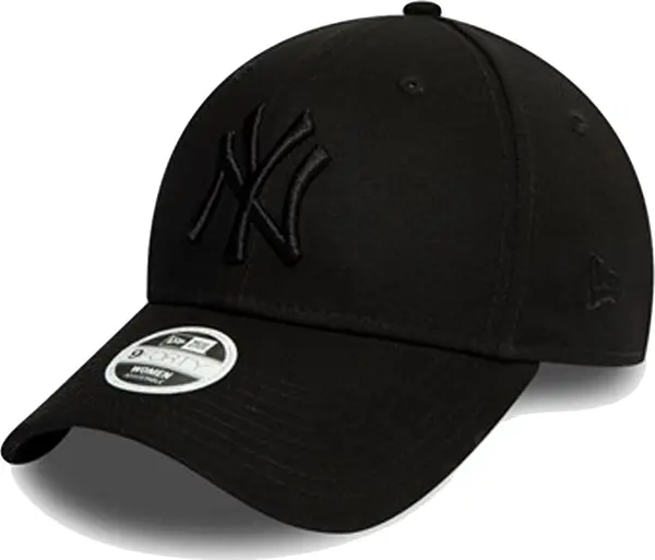 New Era New Era Yankees Essential Womens All Black 9FORTY Cap Unisex - Glavni pokrivači New Era - Crna - 12122742-One-size - Size: One size