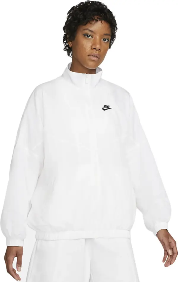 Nike Nike Sportswear Essential Windrunner Wmns White Unisex - Jakne Nike - Bijela - DM6185-100-M - Size: M