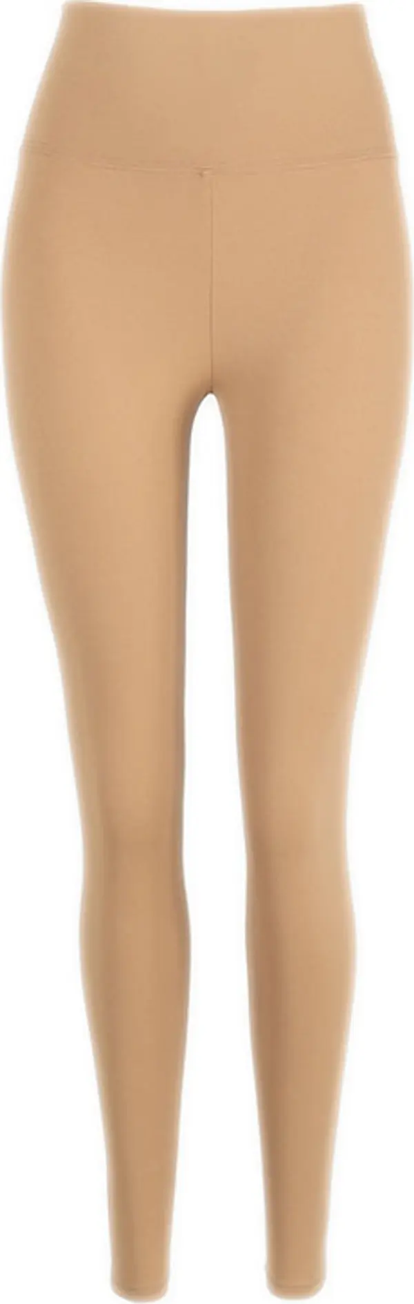 Norba Clothing Norba Essential Leggings Sand Žene - Hlače Norba Clothing - Svijetlo smeđa - NRB-LG-S-XS - Size: XS