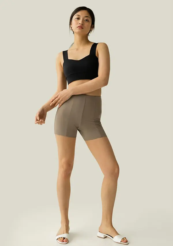Norba Clothing Norba Lounge Shorts Mocca Žene - Kratke hlače Norba Clothing - Svijetlo smeđa - NRB-LS-3-m-S - Size: S