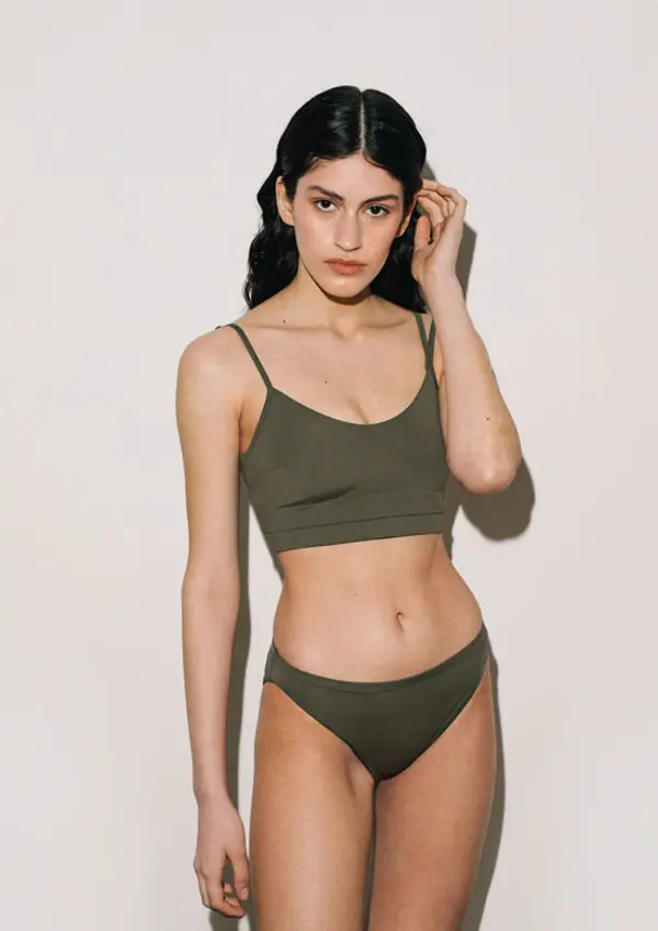 Norba Clothing Norba Low Waist Swim Briefs Green Žene - Dolje Norba Clothing - Zelena - NRB-LW-G-XS - Size: XS