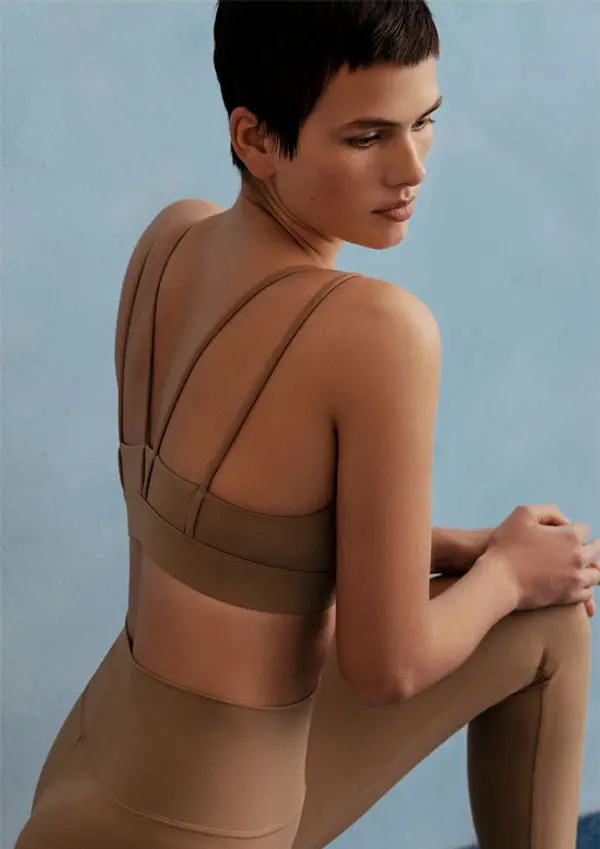 Norba Clothing Norba Strappy Bralette II Sienna Žene - Dolje Norba Clothing - Smeđa - NRB-SPB-S-XS - Size: XS