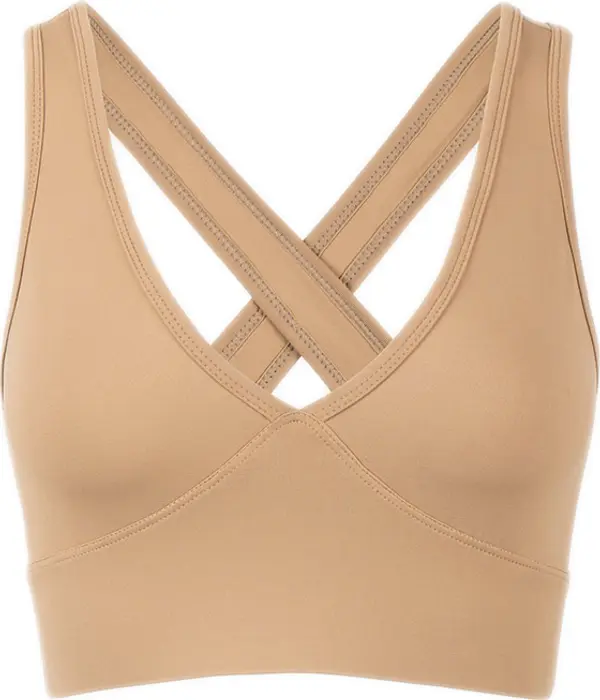 Norba Clothing Norba V Bra Sand Žene - Dolje Norba Clothing - Svijetlo smeđa - NRB-VB-S-XS - Size: XS