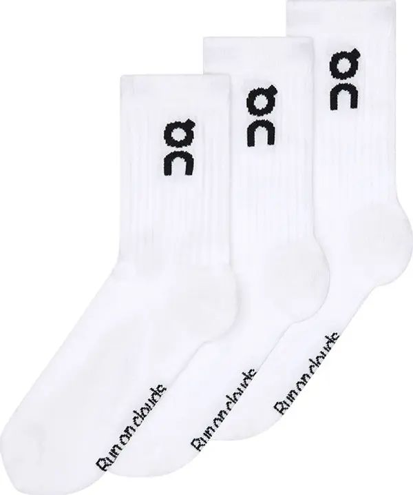 On On Logo Sock High 3P Unisex - Nogavice On - Bijela - 2UF10310069-XS - Size: XS