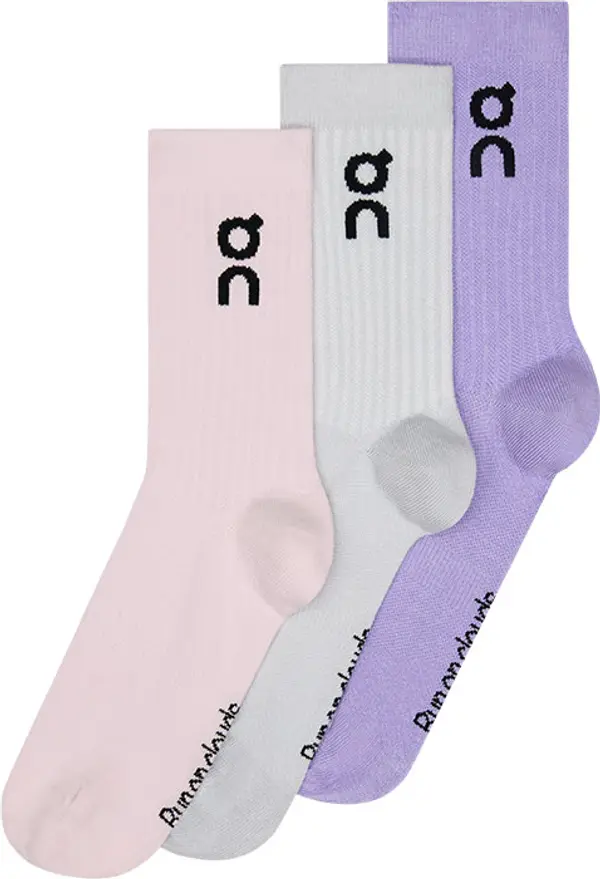 On On Logo Sock High 3P Unisex - Nogavice On - Velikobojan - 2UF10314761-XS - Size: XS