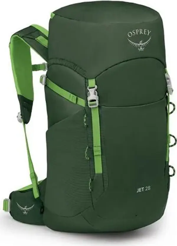 Osprey Osprey Jet 28 Green Canopy Limeline Green Unisex - Ruksaci i torbe Osprey - Zelena - 10054098OSP-One-size - Size: One size