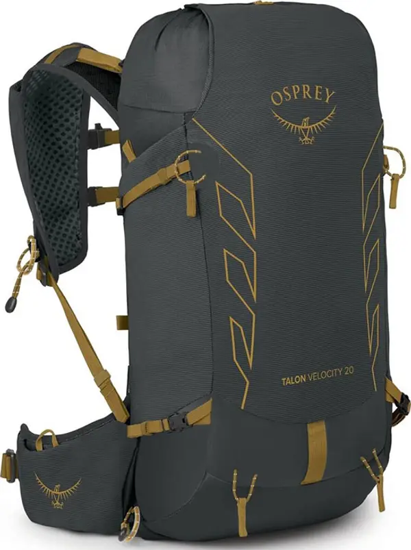 Osprey Osprey Talon Velocity 20 Dark Charcoal L-XL Unisex - Ruksaci i torbe Osprey - Siva - 10043031OSP.01.L-X-One-size - Size: One size