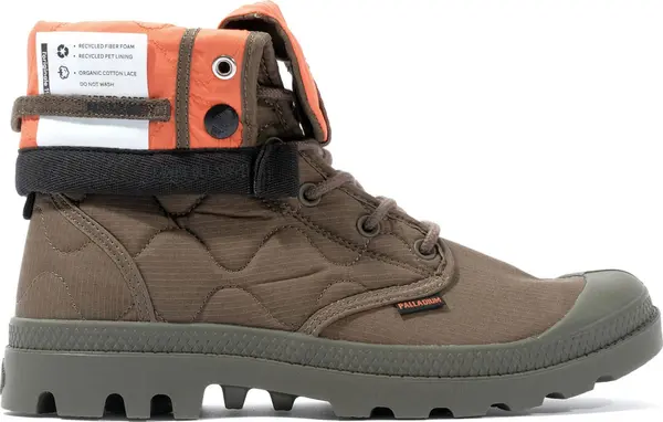 Palladium Palladium Baggy Re-Quilted Olive Night Unisex - Cipele Palladium - Smeđa - 74319-325-M-10 - Size: 10