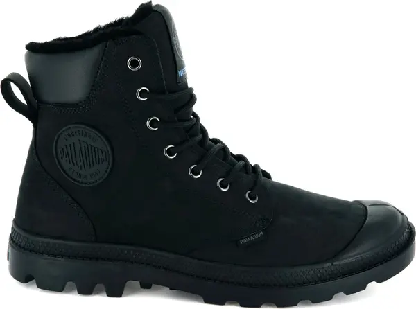 Palladium Palladium Pampa Sport Cuff Waterproof Shearling Unisex - Cipele Palladium - Crna - 72992-010-M-9.5 - Size: 9.5