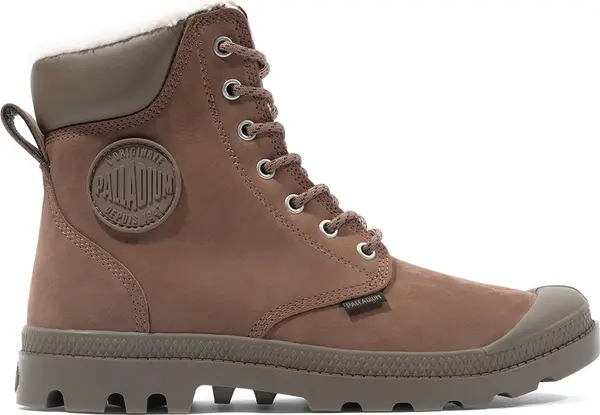 Palladium Palladium Pampa Sport Cuff Waterproof Shearling Unisex - Cipele Palladium - Smeđa - 72992-222-M-9.5 - Size: 9.5