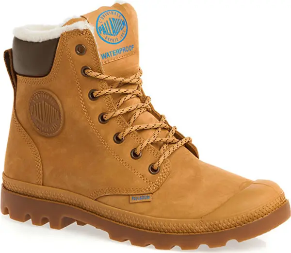 Palladium Palladium Pampa Sport Cuff Waterproof Shearling Unisex - Cipele Palladium - Smeđa - 72992-228-M-3.5UK - Size: 3.5