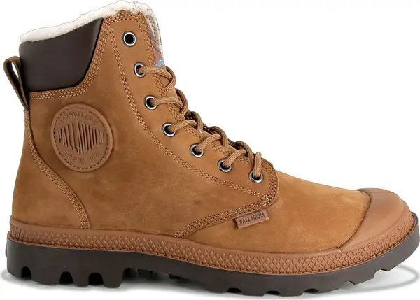 Palladium Palladium Pampa Sport Cuff Waterproof Shearling Unisex - Cipele Palladium - Smeđa - 72992-697-M-8UK - Size: 8