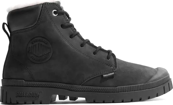 Palladium Palladium SP20 Cuff Leather Waterproof WL Unisex - Cipele Palladium - Crna - 79067-008-M-9 - Size: 9