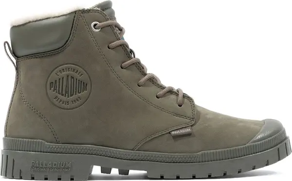 Palladium Palladium SP20 Cuff Leather Waterproof WL Unisex - Cipele Palladium - Zelena - 79067-325-M-8 - Size: 8
