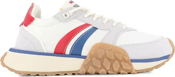 Palladium Palladium Troop Runner Flame White Chili Blue M Muškarci - Tenisice Palladium - Bijela - 74487-160-M-8 - Size: 8