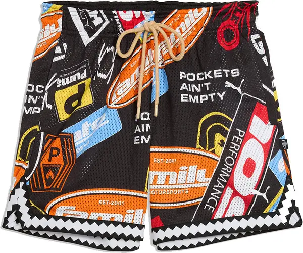 Puma Puma PUMA X FAST & FURIOUS Rev. Mesh Short 6in Muškarci - Kratke hlače Puma - Crna - 637902-01-S - Size: S