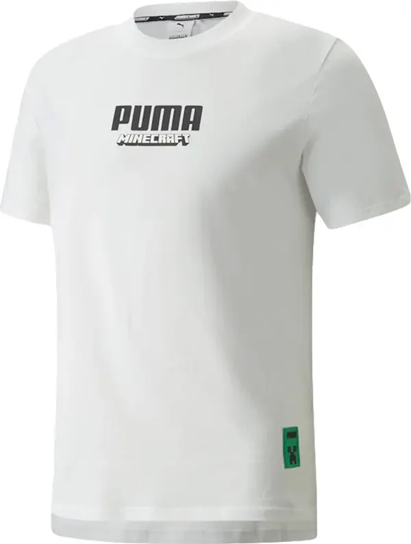Puma Puma x MINECRAFT Graphic Men's Tee Muškarci - Majice Puma - Bijela - 534374_02-M - Size: M